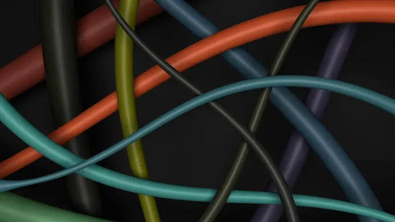 Fibre optic network cables representing high-speed connectivity infrastructure